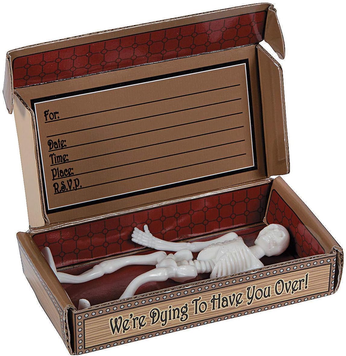 Coffin Invitations In A Box (1 dz)