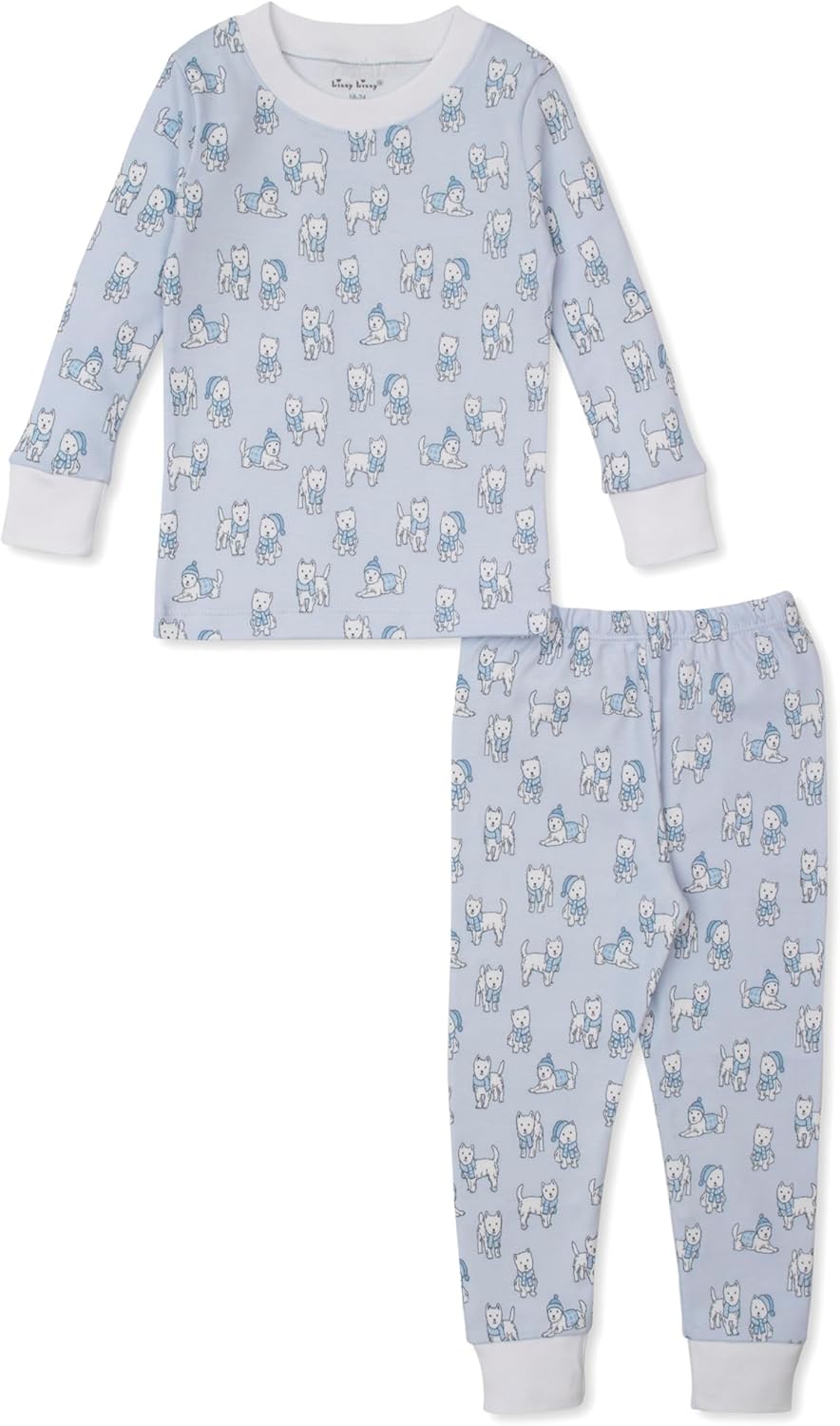 Kissy Kissy Boys Toddler Pack Of Pups Print Pajamas Set