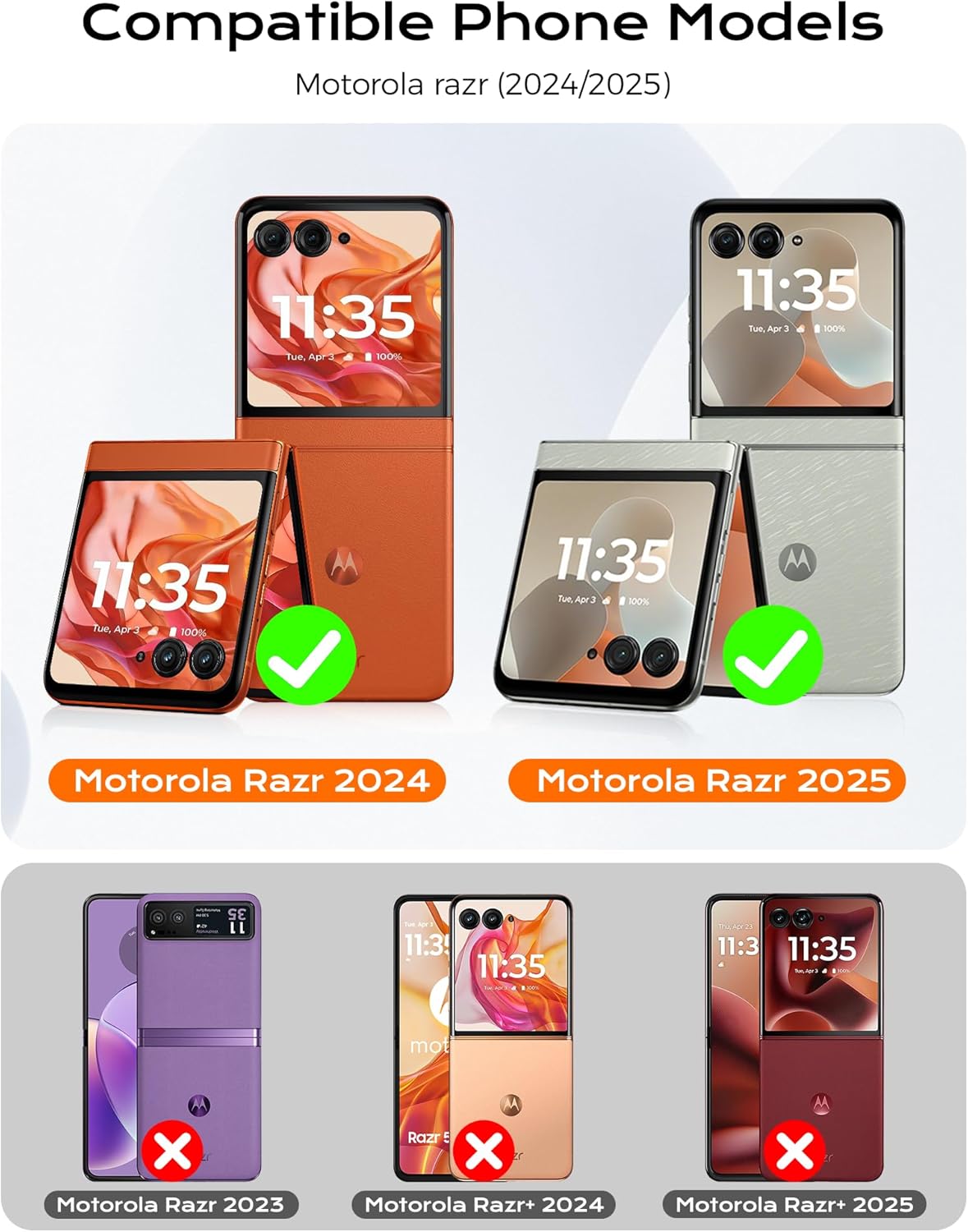 for Motorola Moto Razr 2024 Case/Razr 2025 Case, [Privacy Screen Protector & Hinge Protection] Slim Matte PC Full Body Shockproof Rugged Durable Protective Cover for Razr 2024/2025, Black Razr 2024/ 2025 Privacy-Black