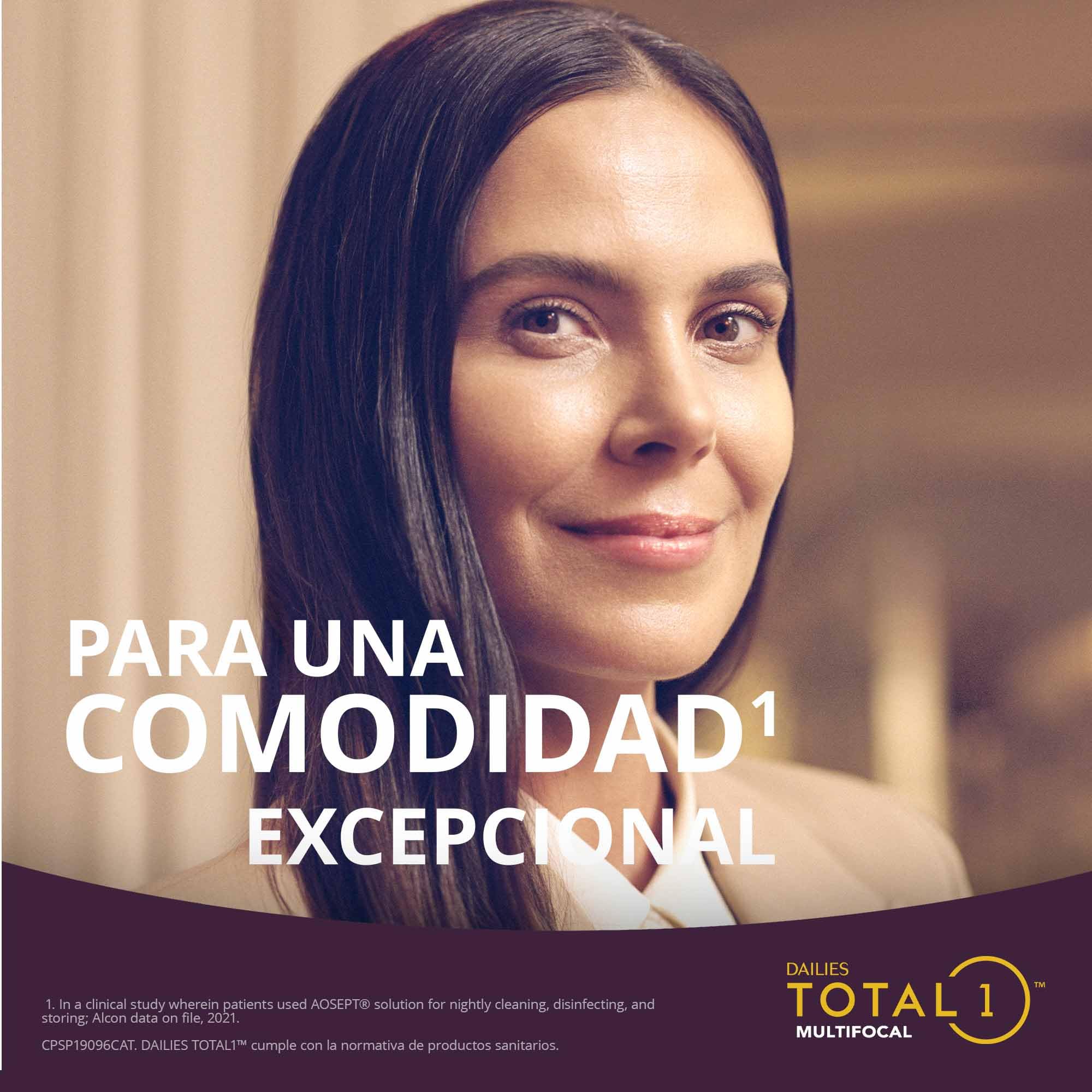 Dailies Total 1 Multifocal - -3.25, 8.50 mm, 0.10 mm, Caja de 30 Lentes, Alta, 14.10 mm