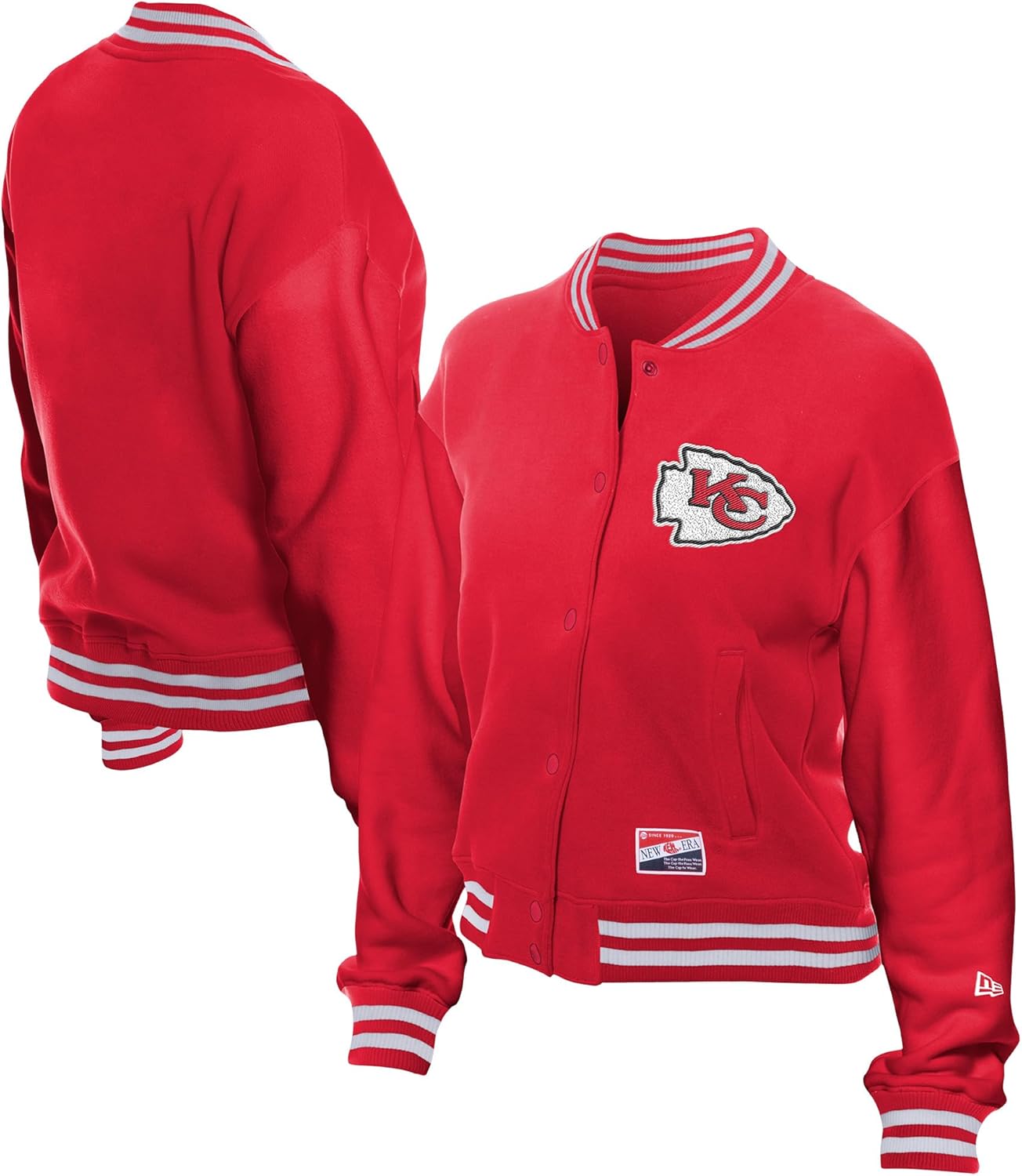 New Era Women's NFL Throwback Fleece Full-Snap Jacket