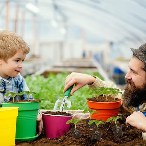 Miniatura 9 de Amyhill Esponjas hidropónicas, cápsulas de iniciación de crecimiento, tapones de esponja de crecimiento orgánico para cultivo de plantas (50 piezas)