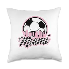 Miami Soccer fans-related products Throw Pillow