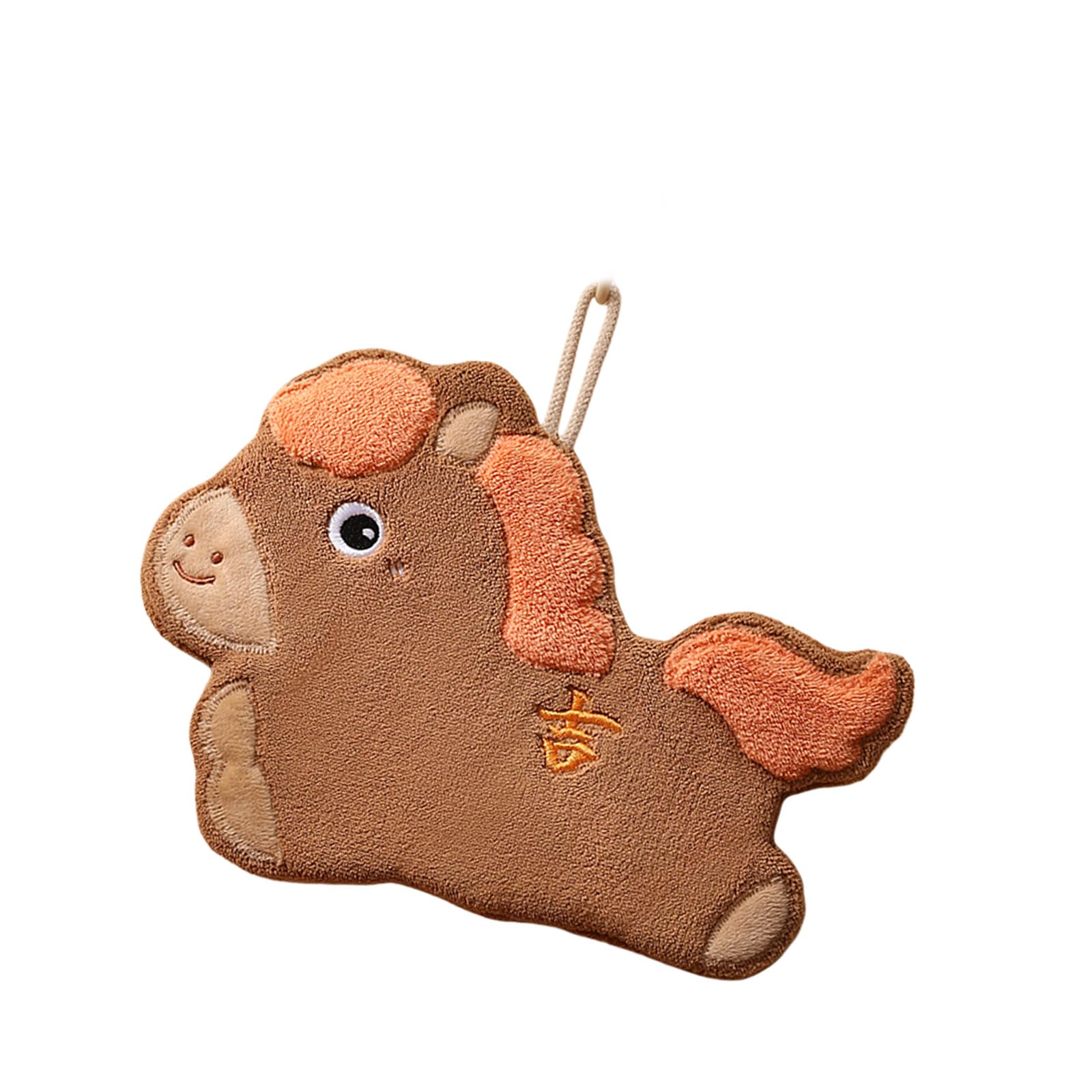 Yhplxyuus Corals Fleece Hand Towel with Horse Design Symbolizing Success and Luck Corals Fleece Hand Towel