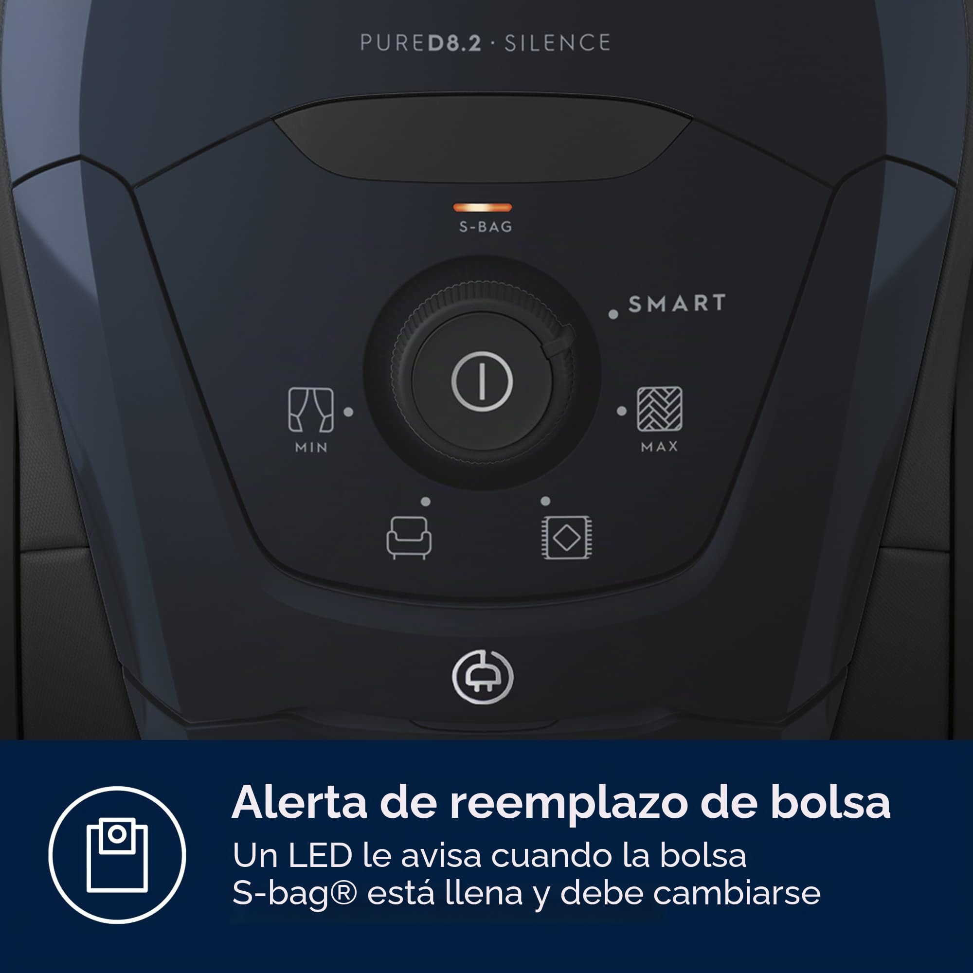 Electrolux PD82-4ST Aspirador con bolsa, potencia máx. 600 W, sistema de aspiración AeroPro, 2 cepillos, accesorio 3 en 1