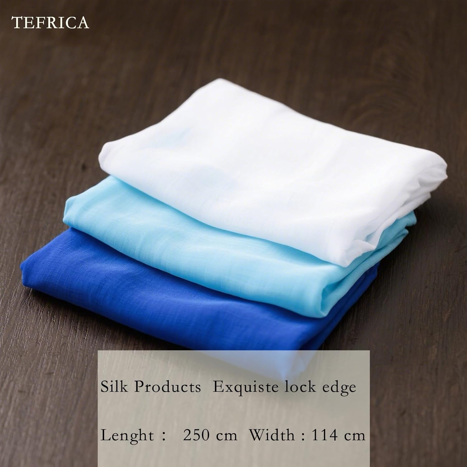 Women's Hand Made Chinese Real Silk Belly Dance Veils Gradient Colors 250 * 114cm - Image 3