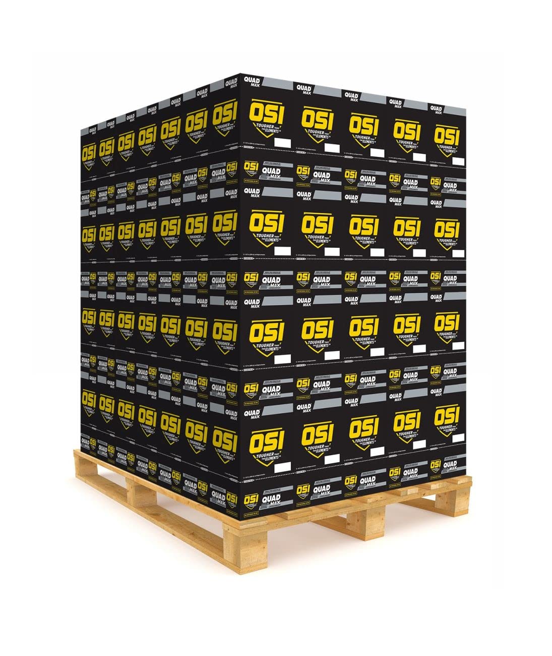 OSI Sealants 1868684 9.5 oz. 001 Quad Max Window, Door and Siding Sealant Full Pallet, 140 Cases, 1680 Tubes, White