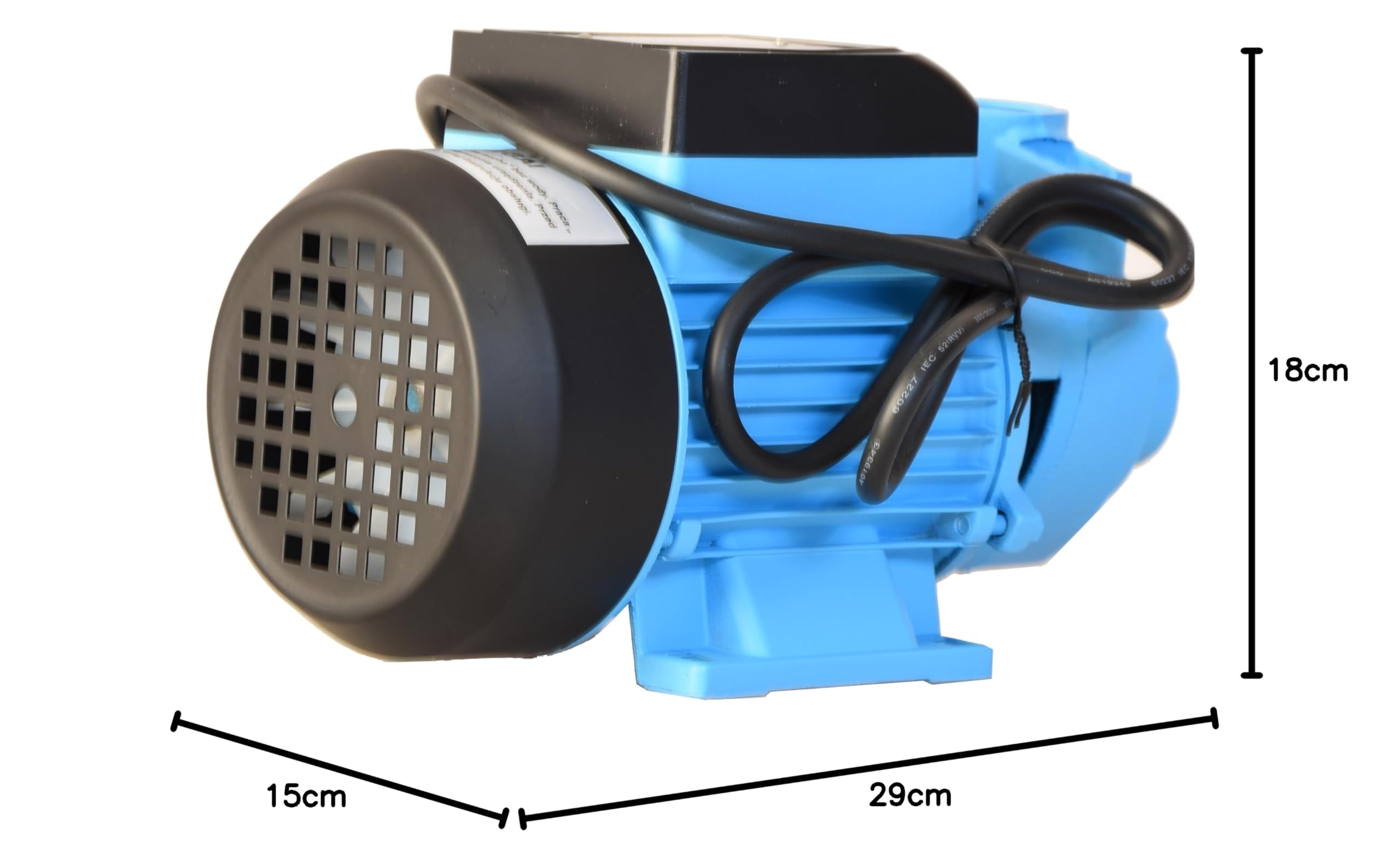Pompa dell'acqua QB 60 (370 W, 2100 l/h, altezza di mandata 39 m) – per acqua pulita – pompa da giardino per irrigazione acqua piovana