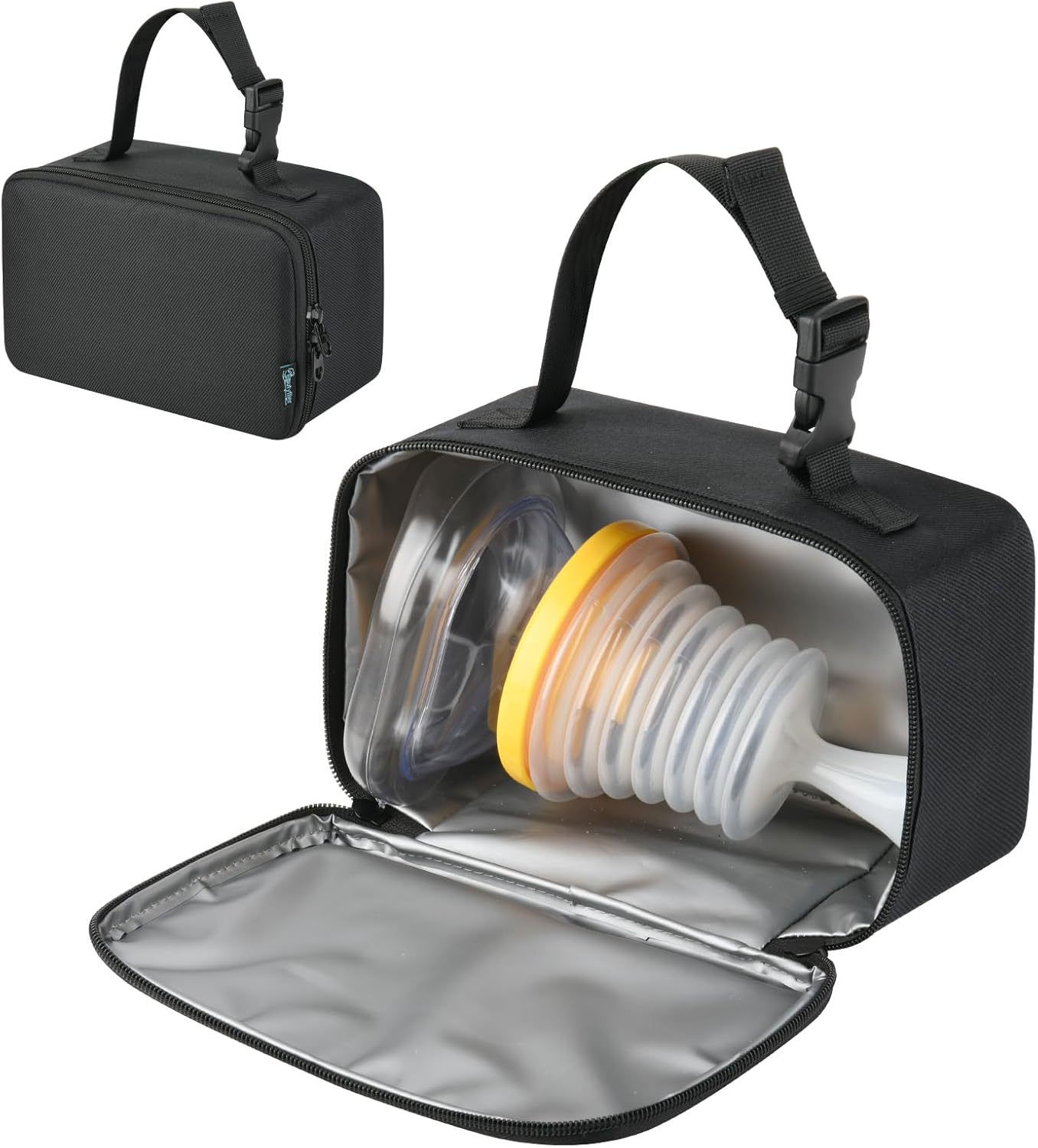 Beautyflier Travel Carrying Bag for Lifevac Home Kit, Durable Storage Bag for Airway Suction Device, Portable Travel Case with Adjustable Hand Strap for Car Home Camping Hiking (Bag Only)