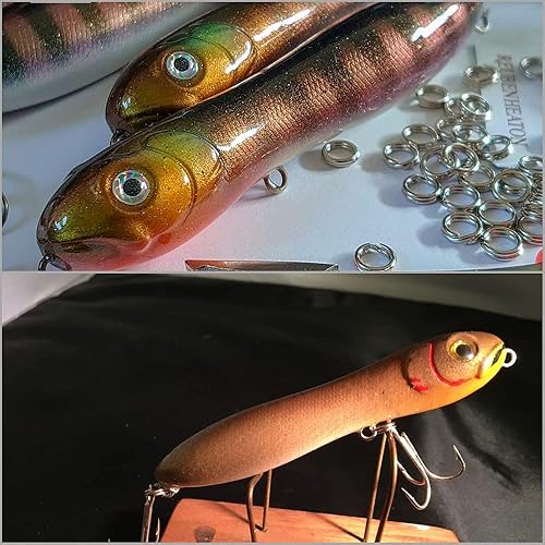 Miniatura 6 de wLure 10 Blank Unpainted Minnow Crankbait Topwater Lipless Jerkbait Fishing Lures V3