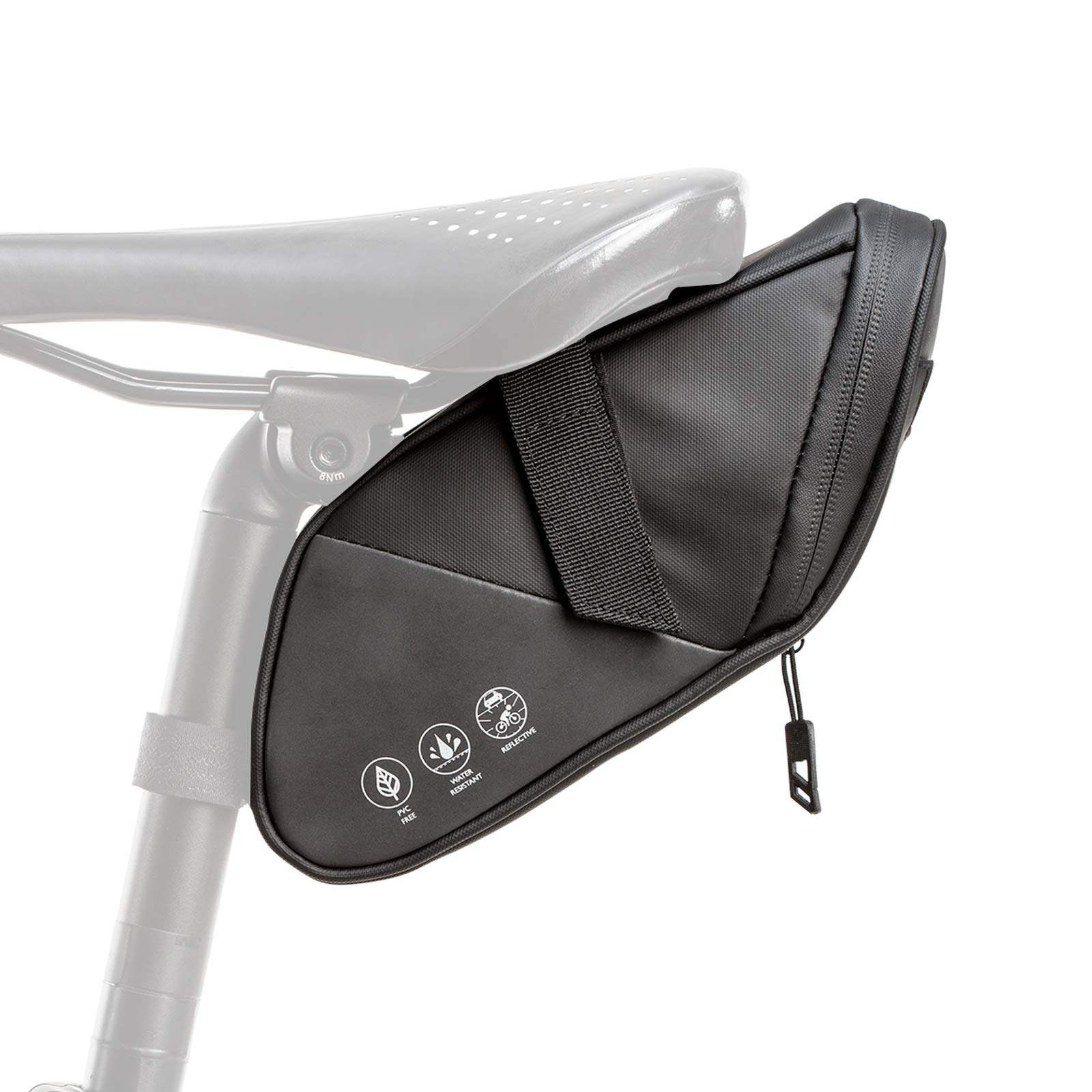 BAIGIO Bike Saddle Bag Waterproof Under Seat Bicycle Bag Strap-on Cycling Bicycle Seat Pack Bag Storage Bag Bike Repair Tool Kits