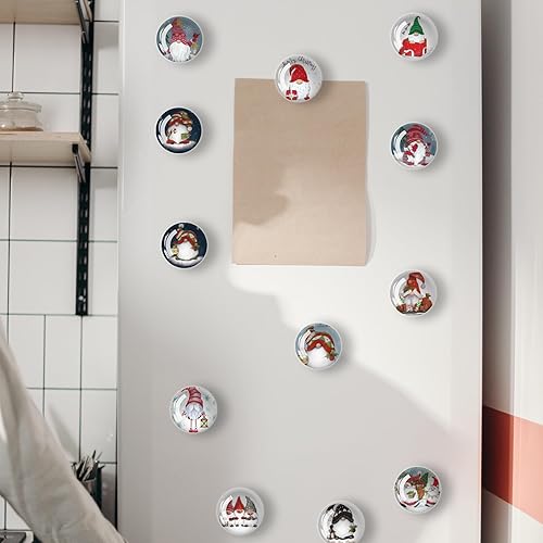 Miniatura 76 de 12 imanes de cristal para nevera, decoración de imanes de nevera de pájaro para manualidades, imanes de nevera fuertes para cocina, escuela