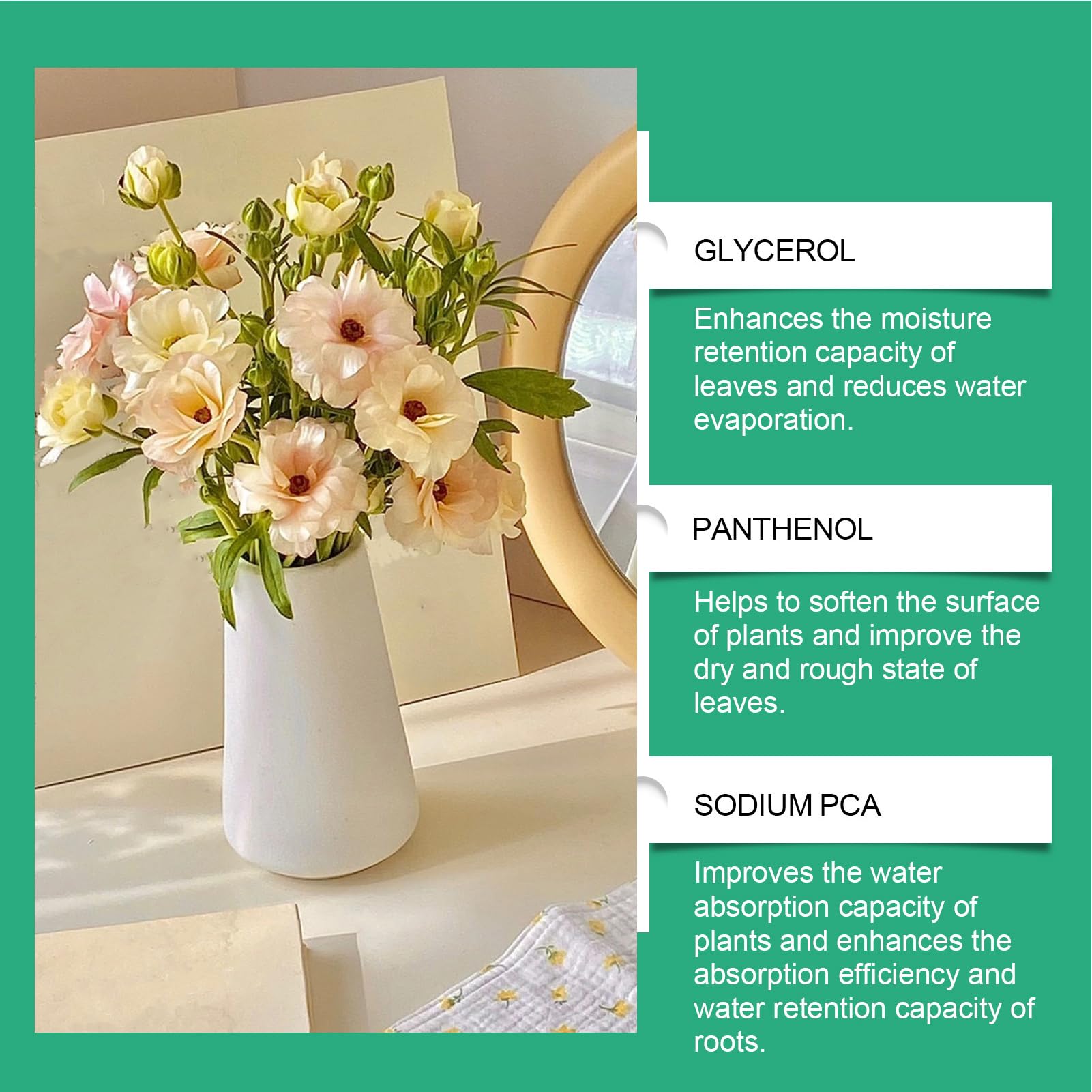 Alimento Para Flores Cortadas | Líquido 100 ml Nutrientes Hidropónicos | Suministros De Jardinería Para Césped Hidroponía Y Vitalidad De Macetas Interior Exterior