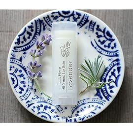 Lavender Lip Balm - Handmade Natural Chapstick - Stocking Stuffers for Women - Moisturizing Lip Care