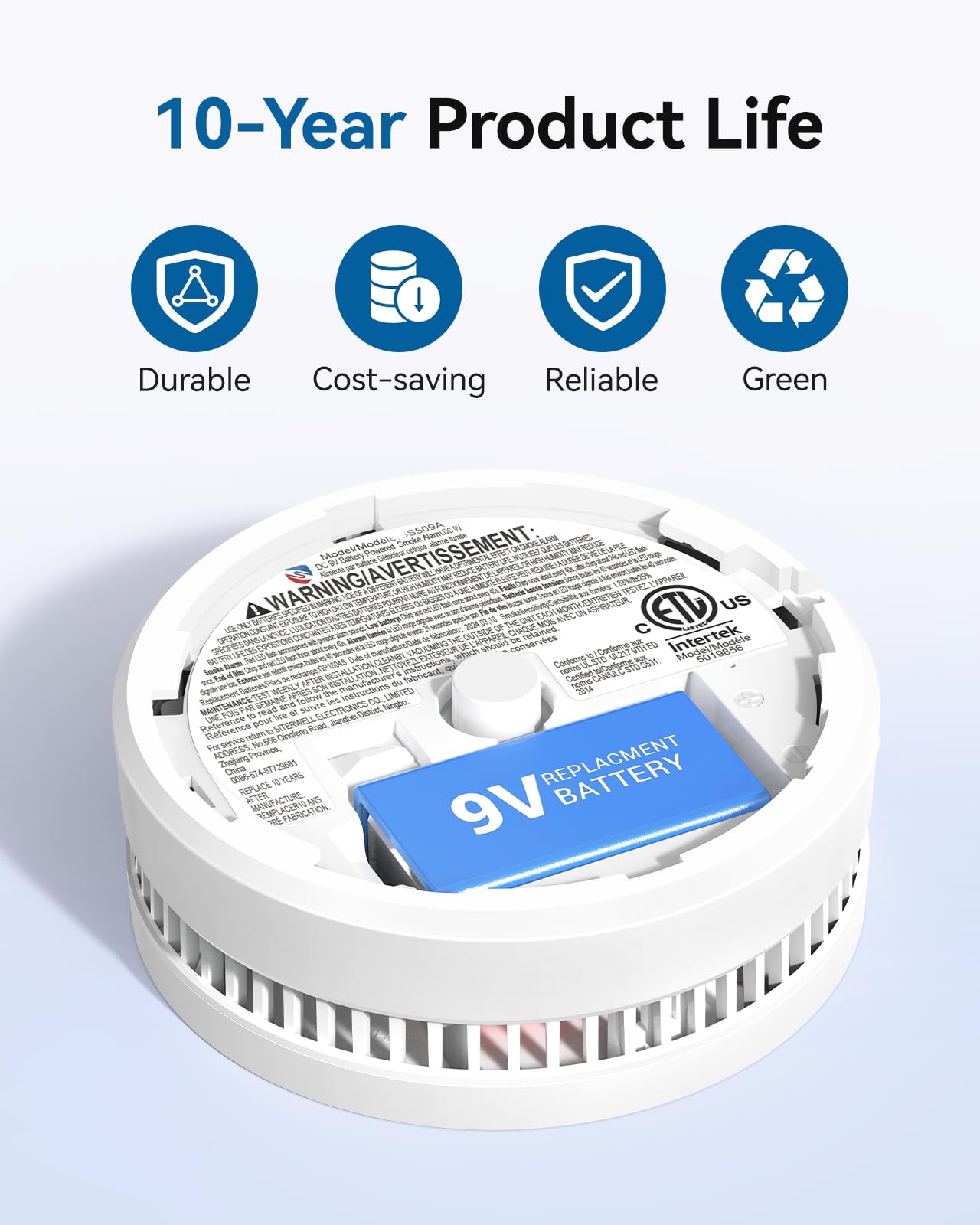 SITERWELL Smoke Detector - 10 Year Battery -4 SITERWELL Smoke Detector - 10 Year Battery -4
