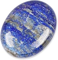 Vista 10 de Piedra de preocupación de palma de cristal para ansiedad, tallada a mano, ovalada, para el bolsillo, piedras para meditación, reiki, masaje