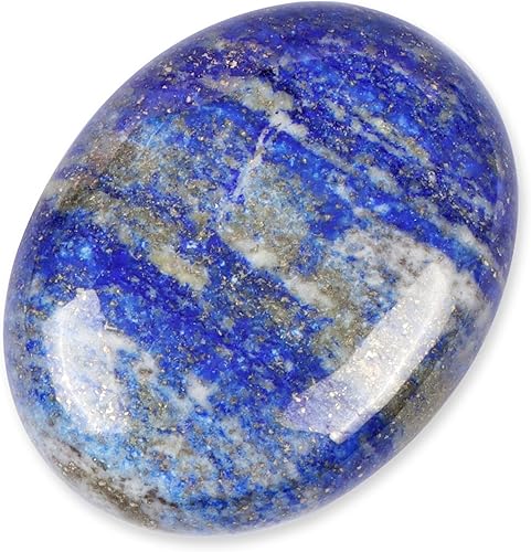 Miniatura 10 de Piedra de preocupación de palma de cristal para ansiedad, tallada a mano, ovalada, para el bolsillo, piedras para meditación, reiki, masaje