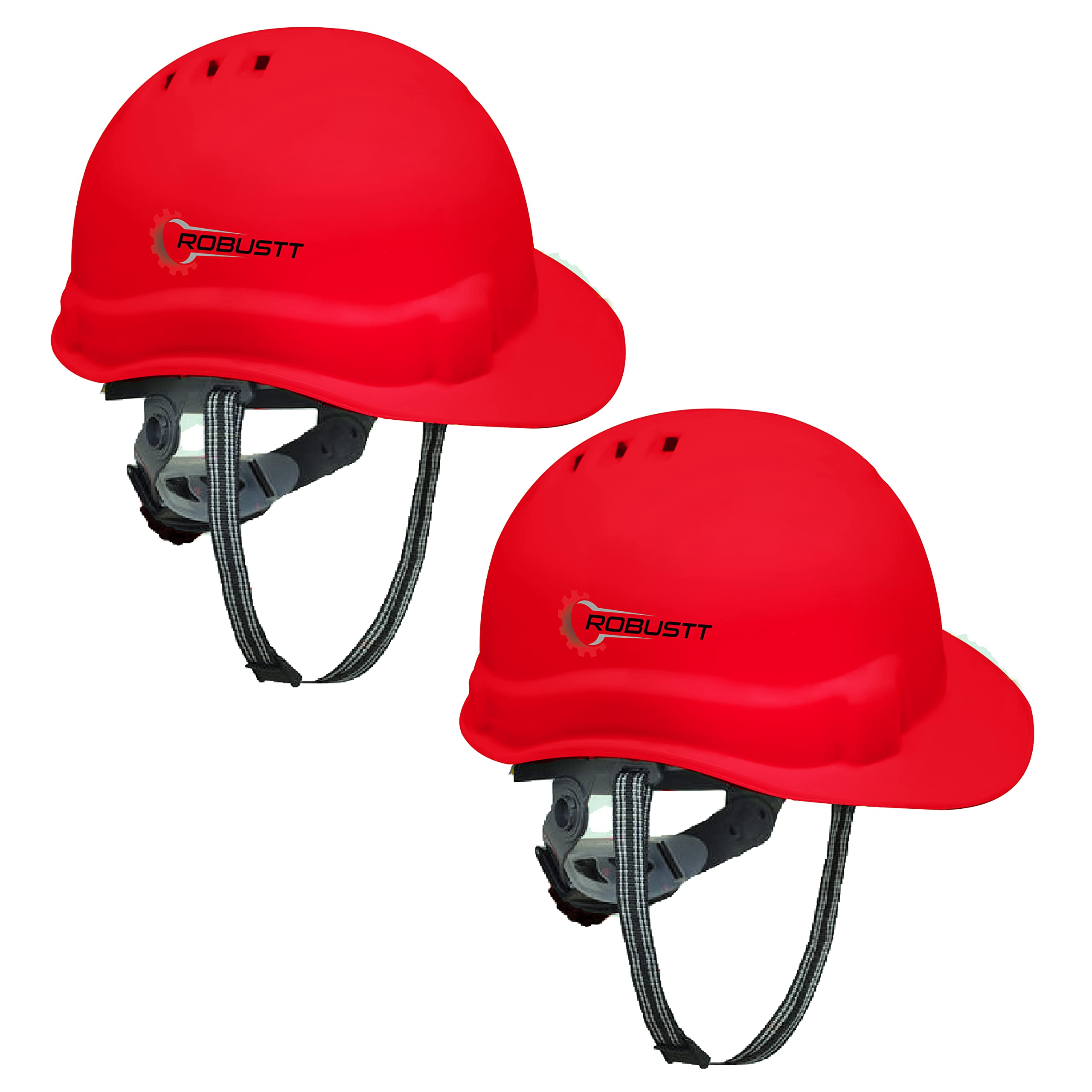Robustt X Shree JEE Safety Helmet Executive Ratchet Type Adjustment, Protection for Outdoor Work Head Safety Hat with Sweat Band (Red, Pack of 2) (B0BG592MJ4) Amazon Price History, Amazon Price Tracker