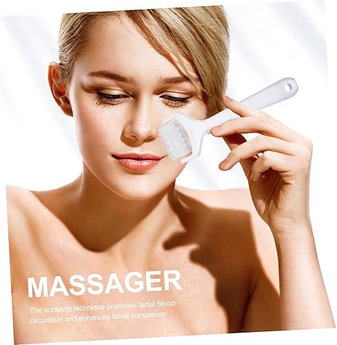 Miniatura 2 de 4 unids Masajeador de belleza Masajeador Facial Masajeador Rodillo de barbilla Rodillo Masajeador en forma de V Rodillo facial Gua Sha Herramienta
