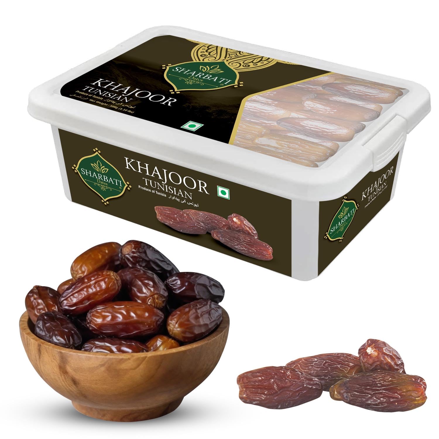 SHARBATI DATES Premium Imported (Deglet Nour)Fresh Tunisian Dates 500 Grams With High In Fibre & Rich Source Of Iron|Gluten Free|No Preservatives |100% Vegan|Wet Khajoor|Khajur Date Fruits (B0D1JY92RJ) Amazon Price History, Amazon Price Tracker
