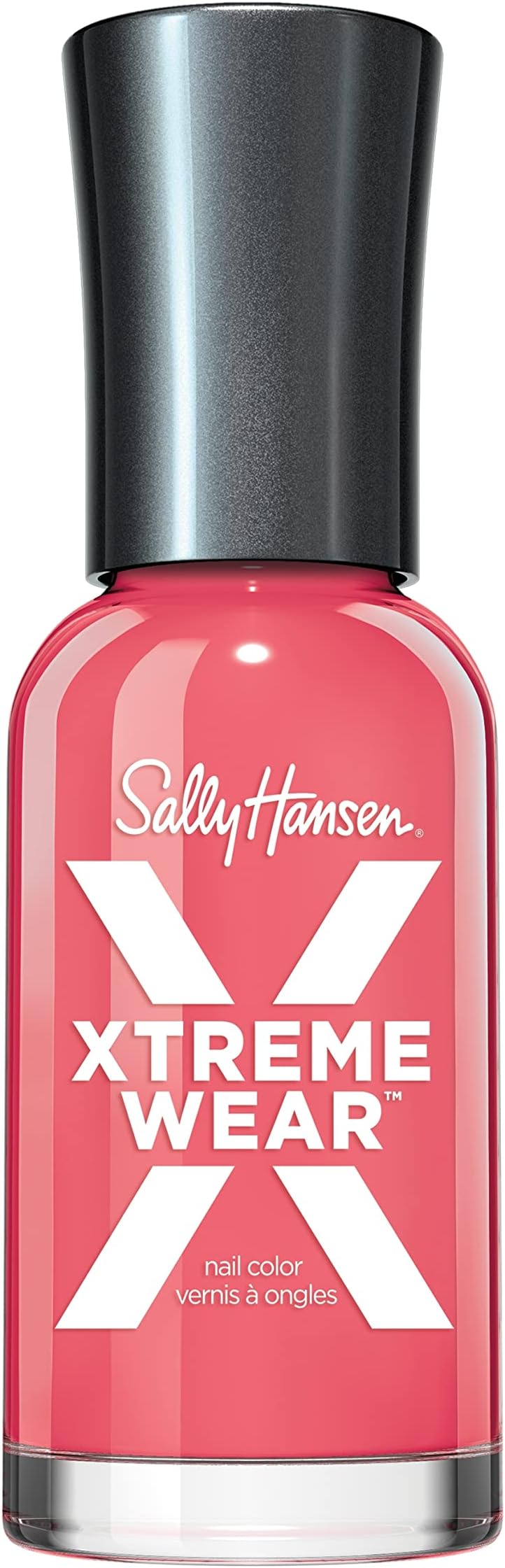 Xtreme Wear Nail Polish, Streak-Free, Shiny Finish, Long-Lasting Nail Color, Coral Reef, 0.12 fl oz