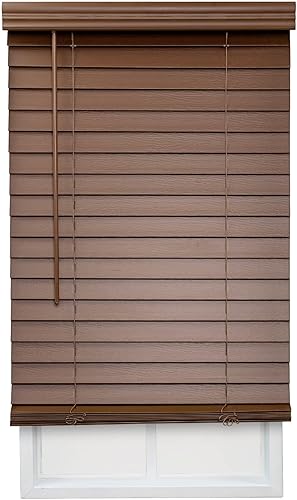 Miniatura 7 de Persiana de madera sintética con cordón