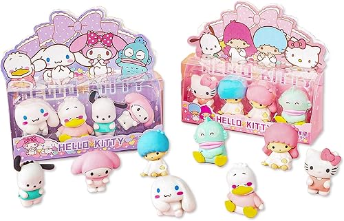 Juego de 8 borradores de rompecabezas 3D Kawaii para niños, mini suministros escolares creativos, adecuados para niños mayores de 6 años