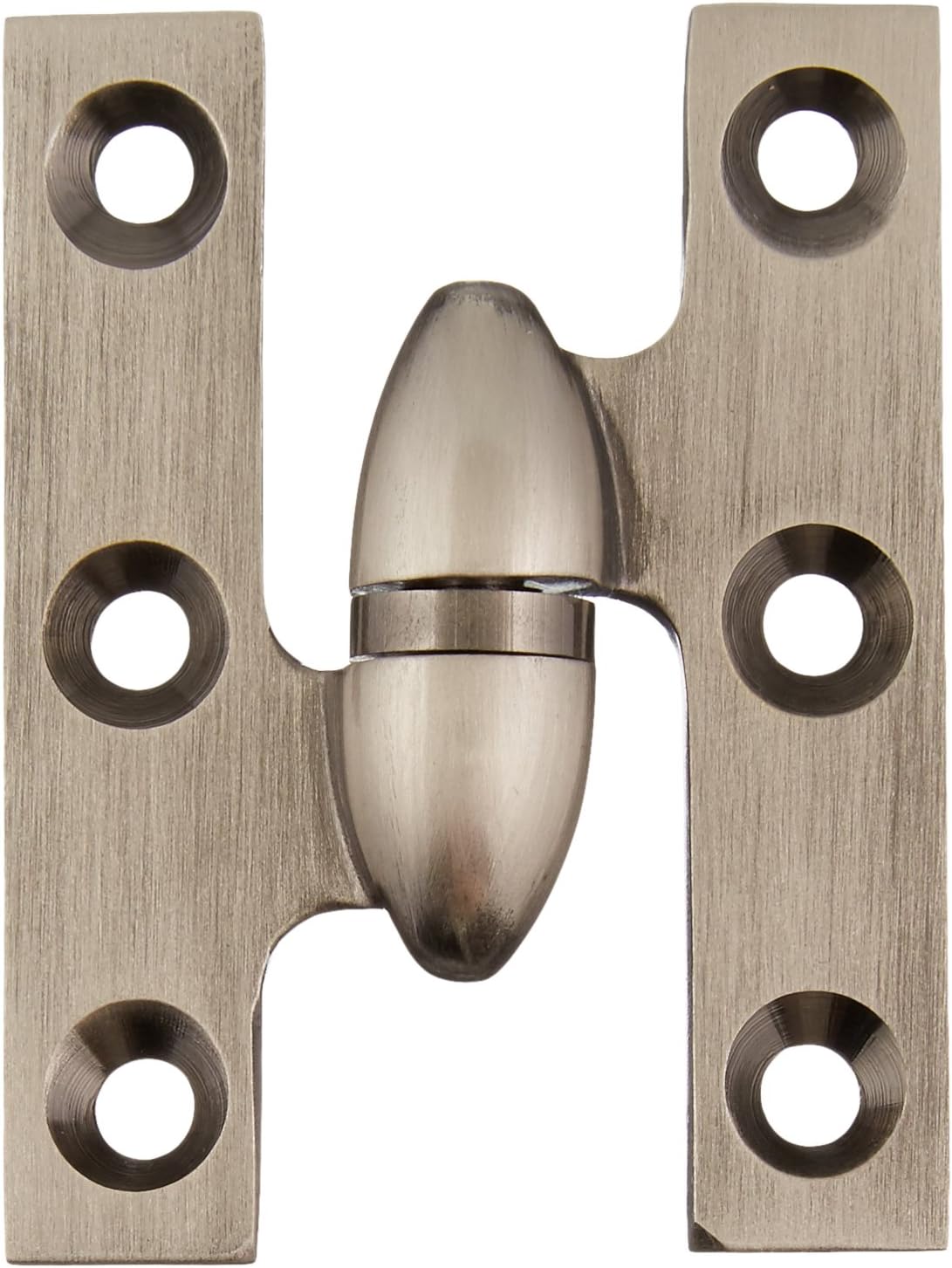 Deltana OK2015U3UNL-L Solid Brass 2-Inch x 1/2-Inch Olive Knuckle Hinge