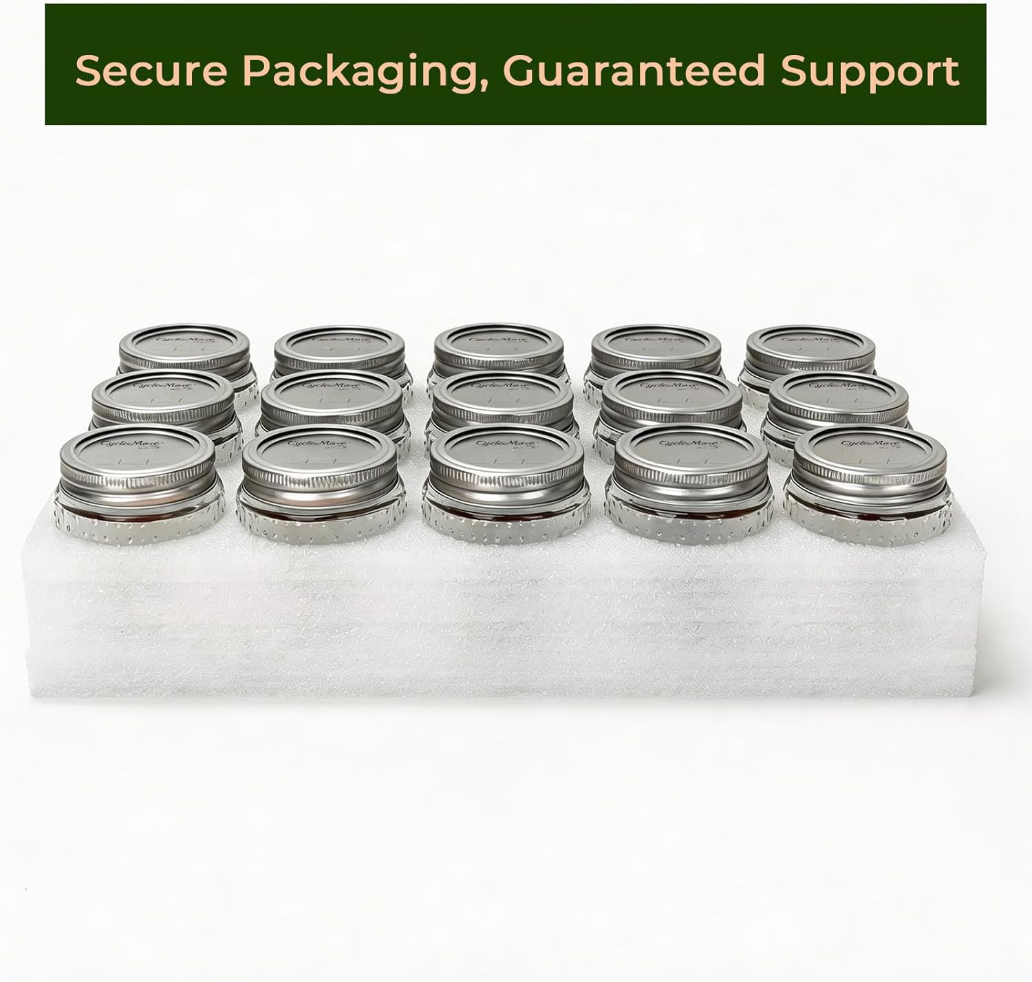 CycleMore 8oz Mason Jars, 30 Pack Dual Dot Jar With Silver Separable Lids & Colorful Plastic Lids, Tiny Glass Jars for Honey, Jam, Jelly, Wedding Favors, Kitchen Food Storage,