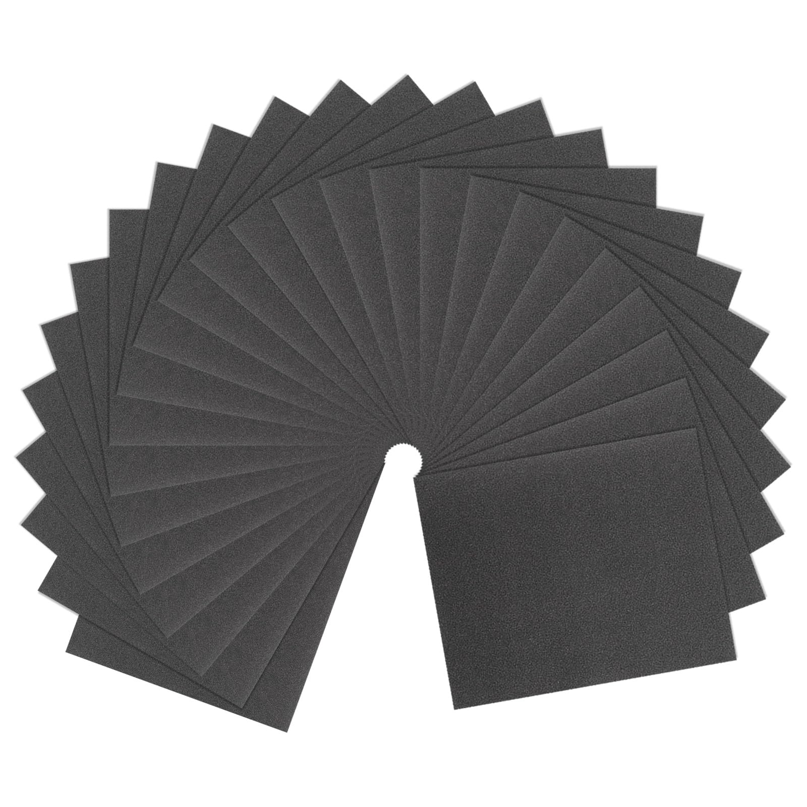 QUARKZMAN 25 Pezzi Carta Vetrata Grana 100 9 X 11 Pollici Supporto Kraft Peso C Carburo Di Silicio Per Levigatura Secco/Bagnato Finitura Legno Metalli Lucidatura Auto