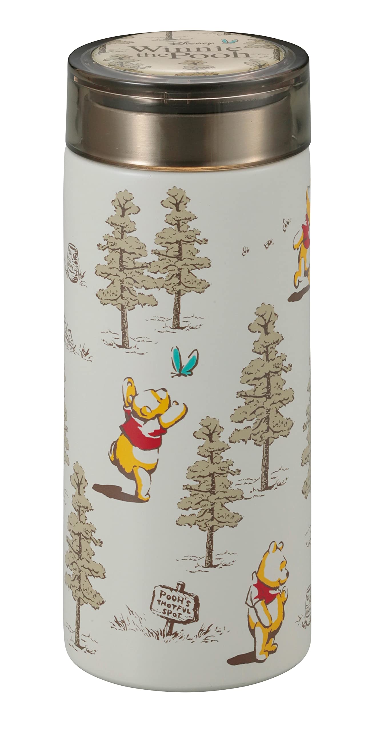 パール金属 水筒 マグボトル ディズニー スマートパーソナルボトル 200ml 軽量 真空二重構造 保温 保冷 くまのプーさん/ナチュラル