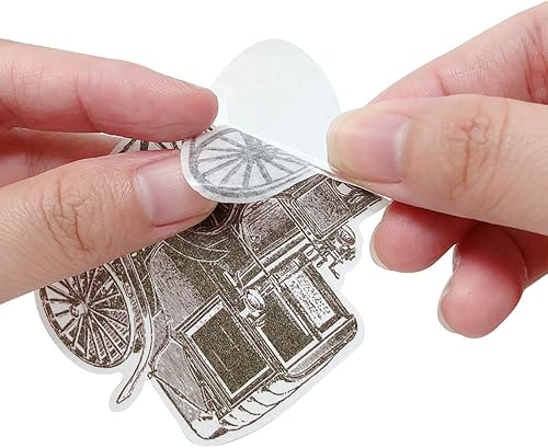 Miniatura 5 de allydrew Calcomanías decorativas para álbumes de recortes, Washi, manualidades para papelería, diario, fabricación de tarjetas (60 unidades),