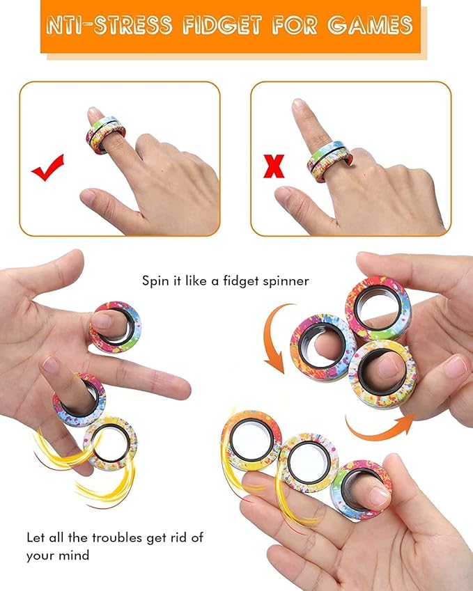 Magnetische Spinner Ringen Fidget in Top Beste Office Fidget Toys en BreinGadgets