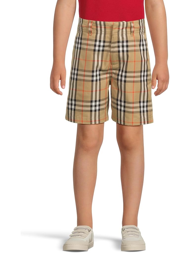 Multi Burberry Oscar Check Shorts (big Kid)