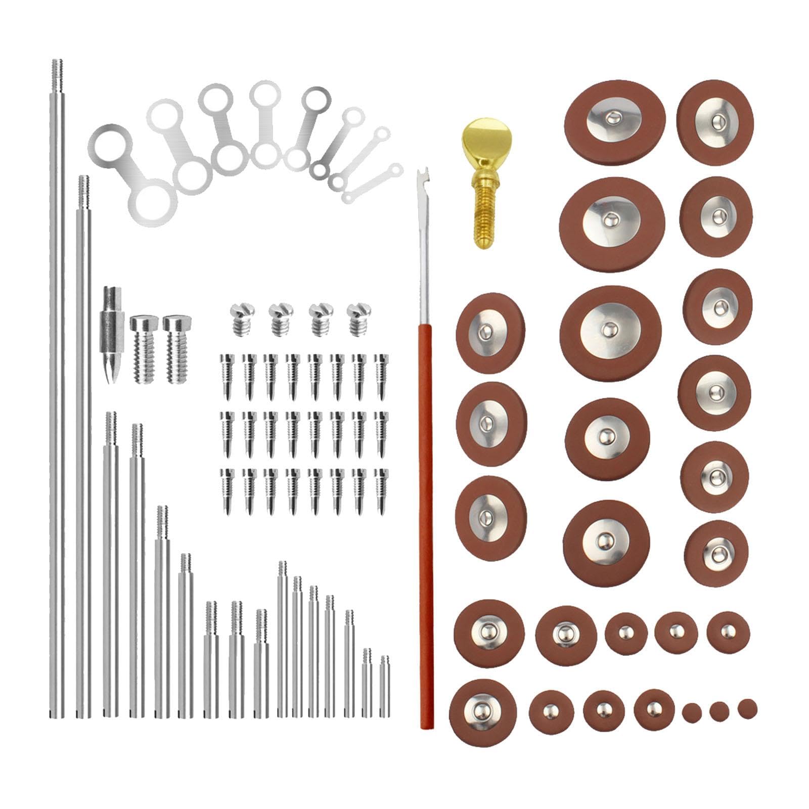 F Fityle Piezas de reparación para saxofón alto, herramientas de reparación de instrumentos de viento madera, herramientas de bricolaje resistentes, piezas de