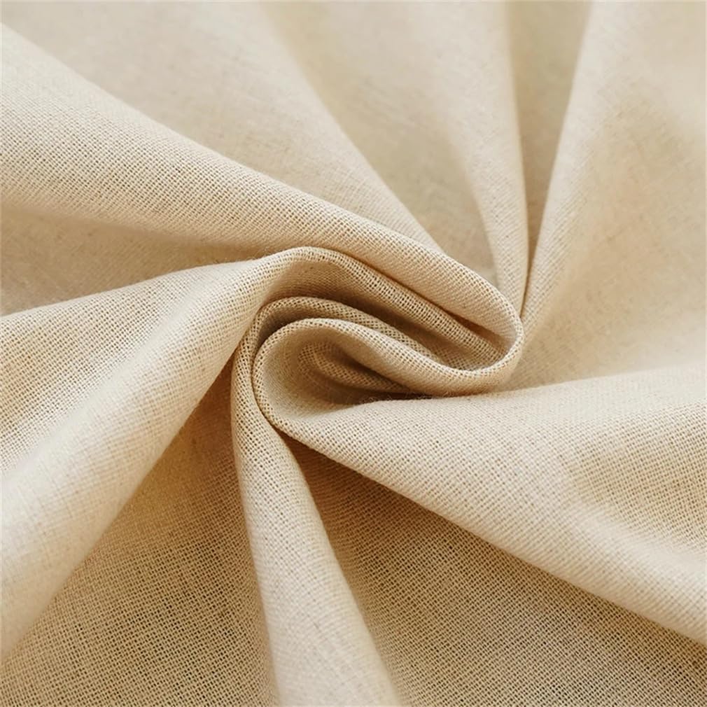 135 x 50/200 cm, tela de lino de algodón suave para decoración de tela, cortina, ropa, mantel hecho a mano, tela de costura