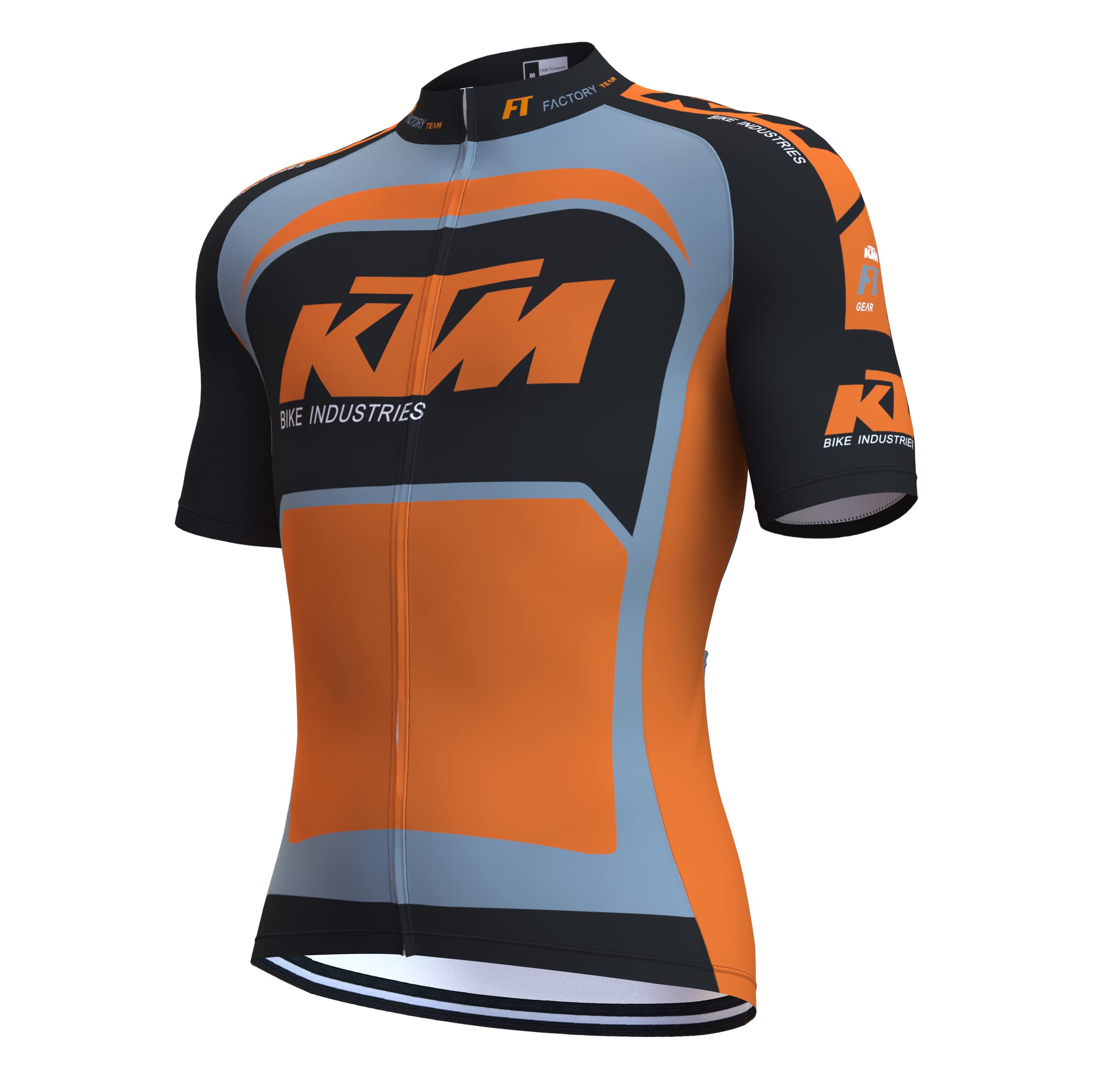 Maillot Ciclismo Hombre con 3 Bolsillos - Jersey Térmico Transpirable para MTB Ruta - Ropa Deportiva Verano
