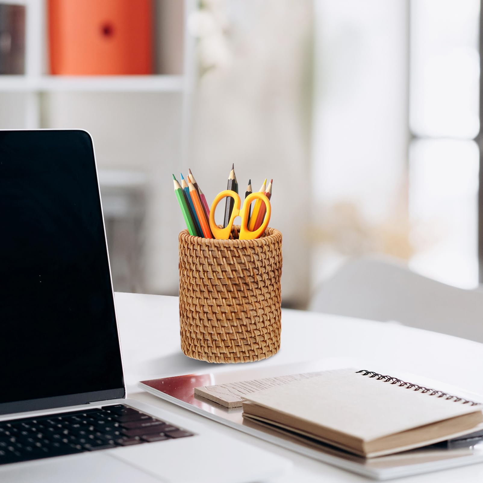 Tofficu 8piezas Portalápices De Woven Organizador Multifuncional Para Escritorio Soporte Para Lápices y Utensilios Para y