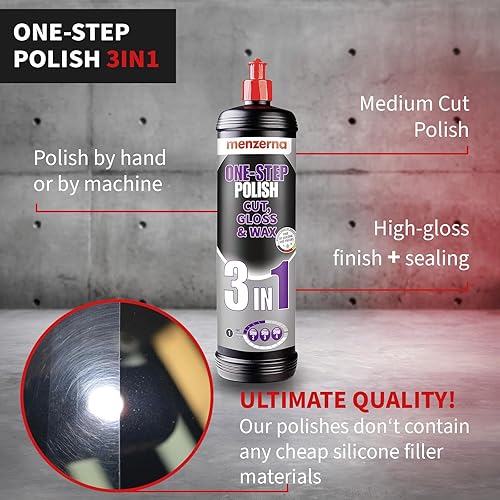 Vista 2 de Menzerna CGW, lustrador de un solo paso 3 en 1 (32 onzas).