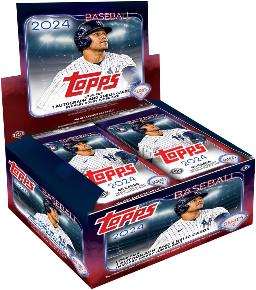 2024 Topps Series 2 Baseball HTA Hobby Jumbo Box (3 Hits Per Box)