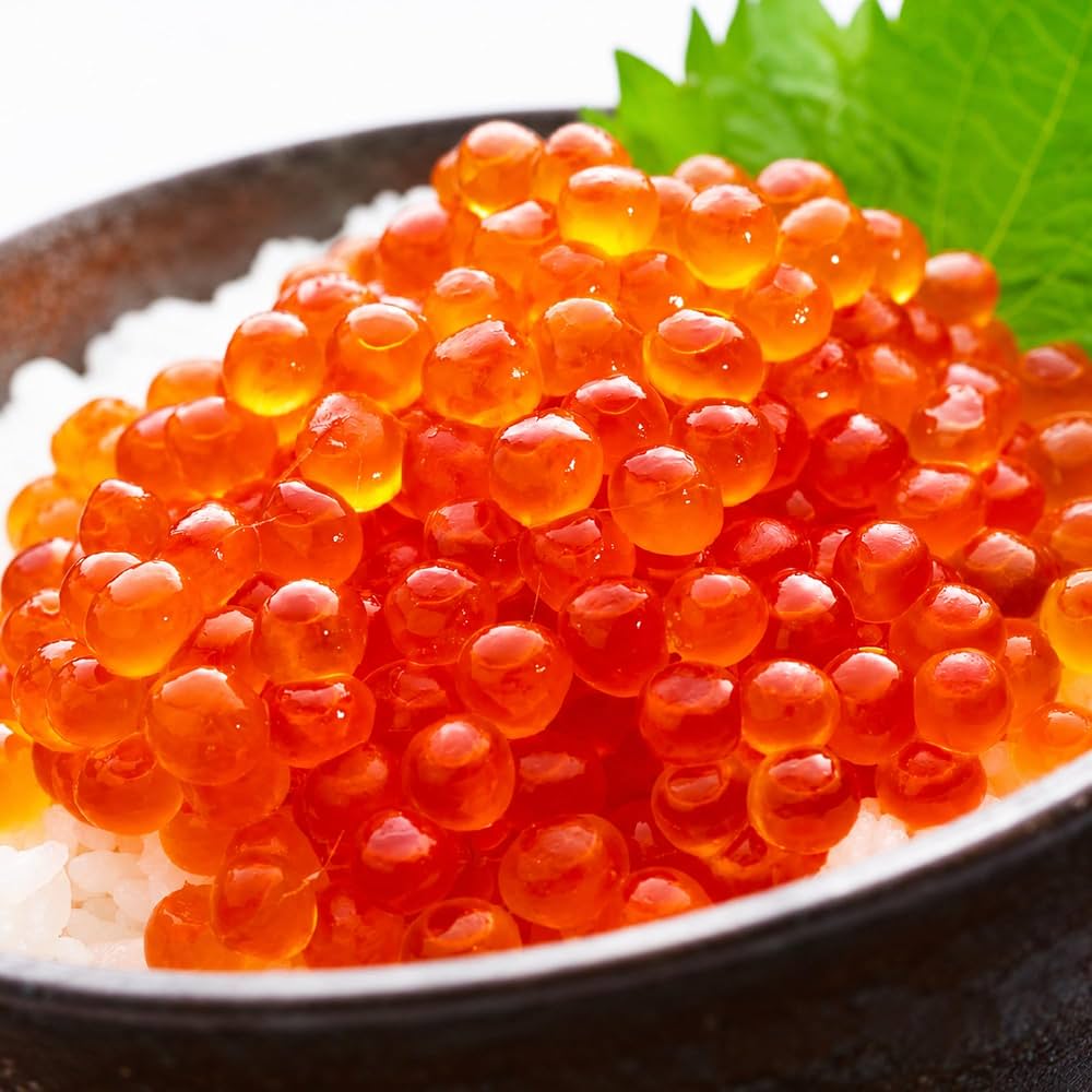 Amazon.co.jp: 尾張まるはち いくら 醤油漬け 北海道産 冷凍 500g