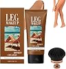 Body Coverage Perfector Waterproof, Leg Makeup, Tattoo Cover Up Cream, All Over Complexion Perfector With Extra Large Body Makeup Brush, 48H Long Lasting Wear (#03)