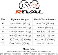 Vista 6 de Guantes de boxeo RIVAL Boxing RB7 Fitness Plus con sistema de correa ergonómica y acolchado de alta densidad en capas para trabajo con saco pesado