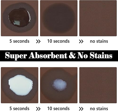 Miniatura 3 de Tapete antideslizante y absorbente, tapete para tazón de gato, de secado rápido, tapete ecológico para alimentos y agua, suministros para mascotas,