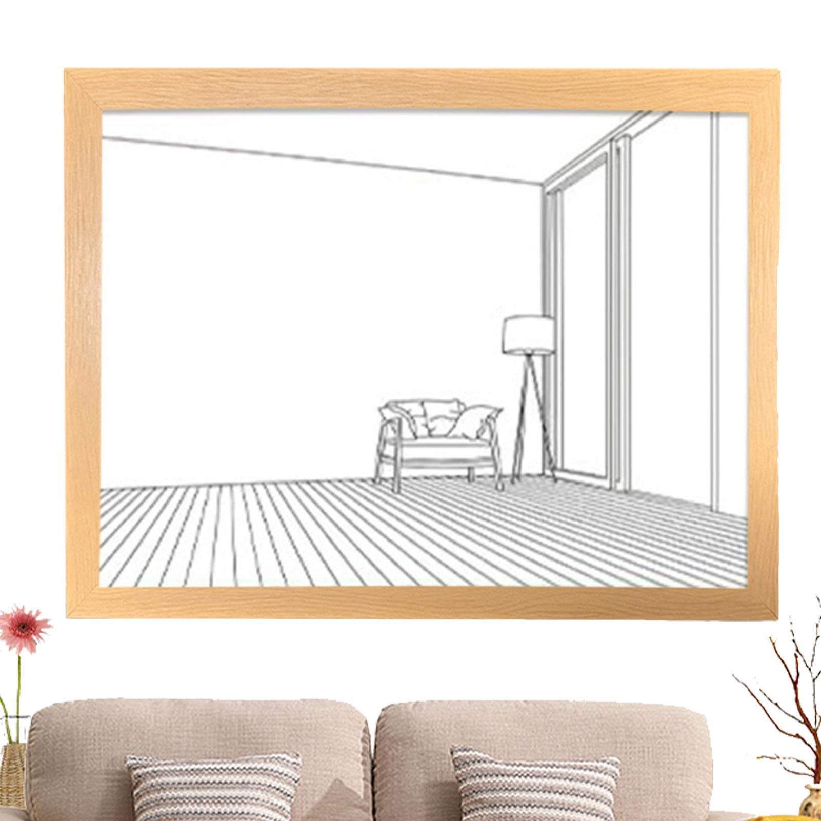 Amazon.co.jp: 光るフォトフレーム、ミニマリストの照明絵画装飾、LED