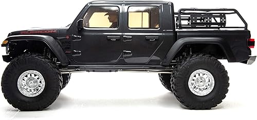 Miniatura 8 de Axial Camión RC 110 SCX10 III Jeep JT Gladiator Rock Crawler con portales RTR (pilas y cargador no incluidos), gris, AXI03006BT1