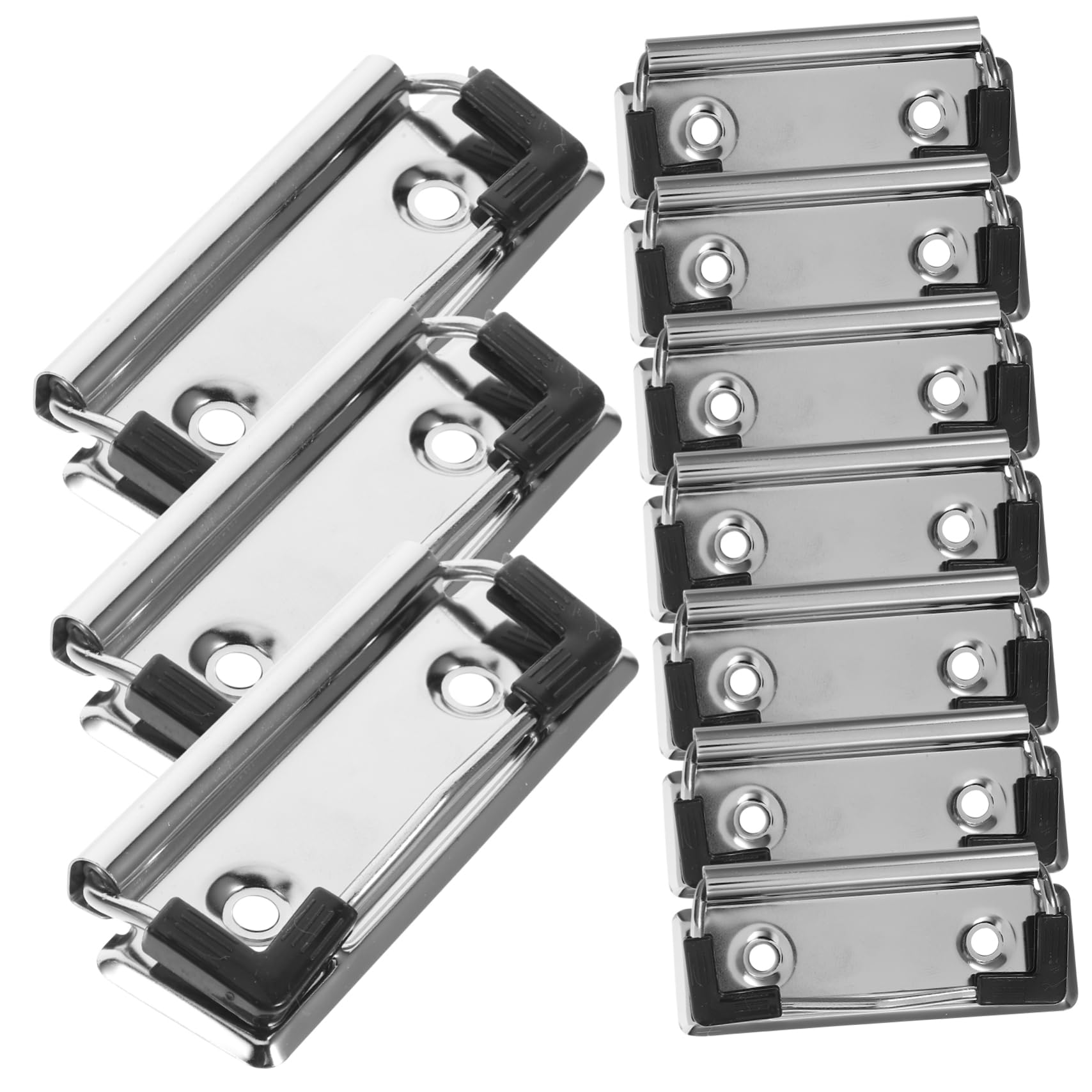 50 Pezzi Clip per Portablocco in Metallo Resistente Fermagli per Documenti Antiscivolo per Ufficio Scuola e Casa