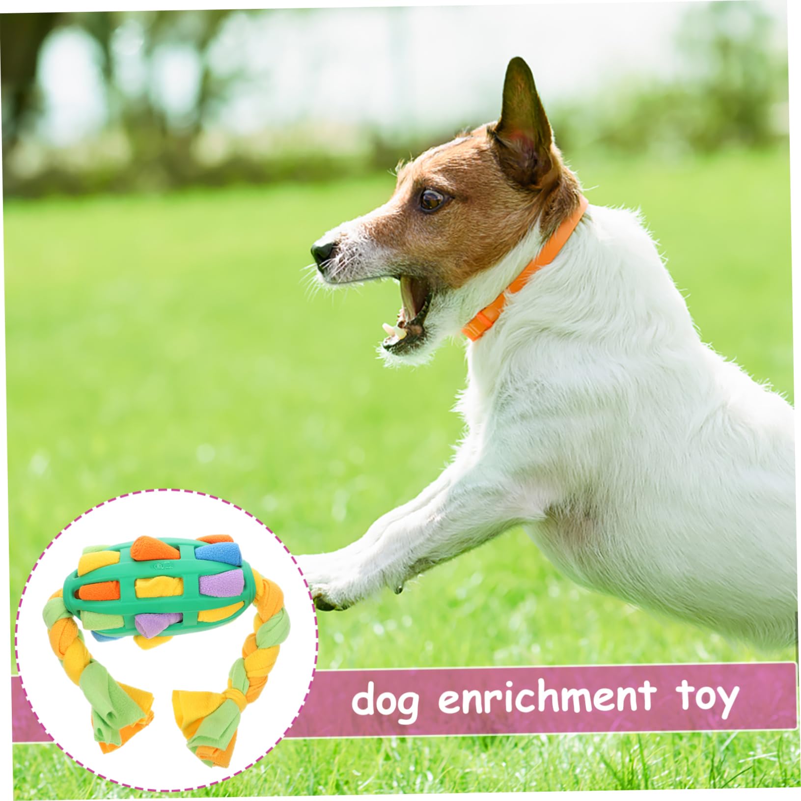 TOYANDONA Interaktiver Schnüffelball für Hunde Leckerli Verteiler aus TPR Hundespielzeug für Training