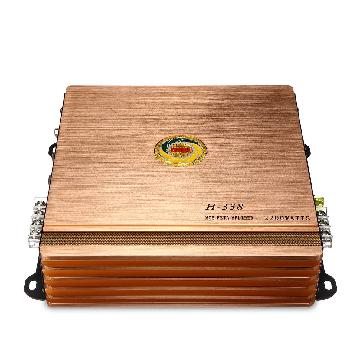 2200W 2 Canales Hifi Amplificador De Potencia Para Automóvil Sonido Redondeado De 360 ??Grados