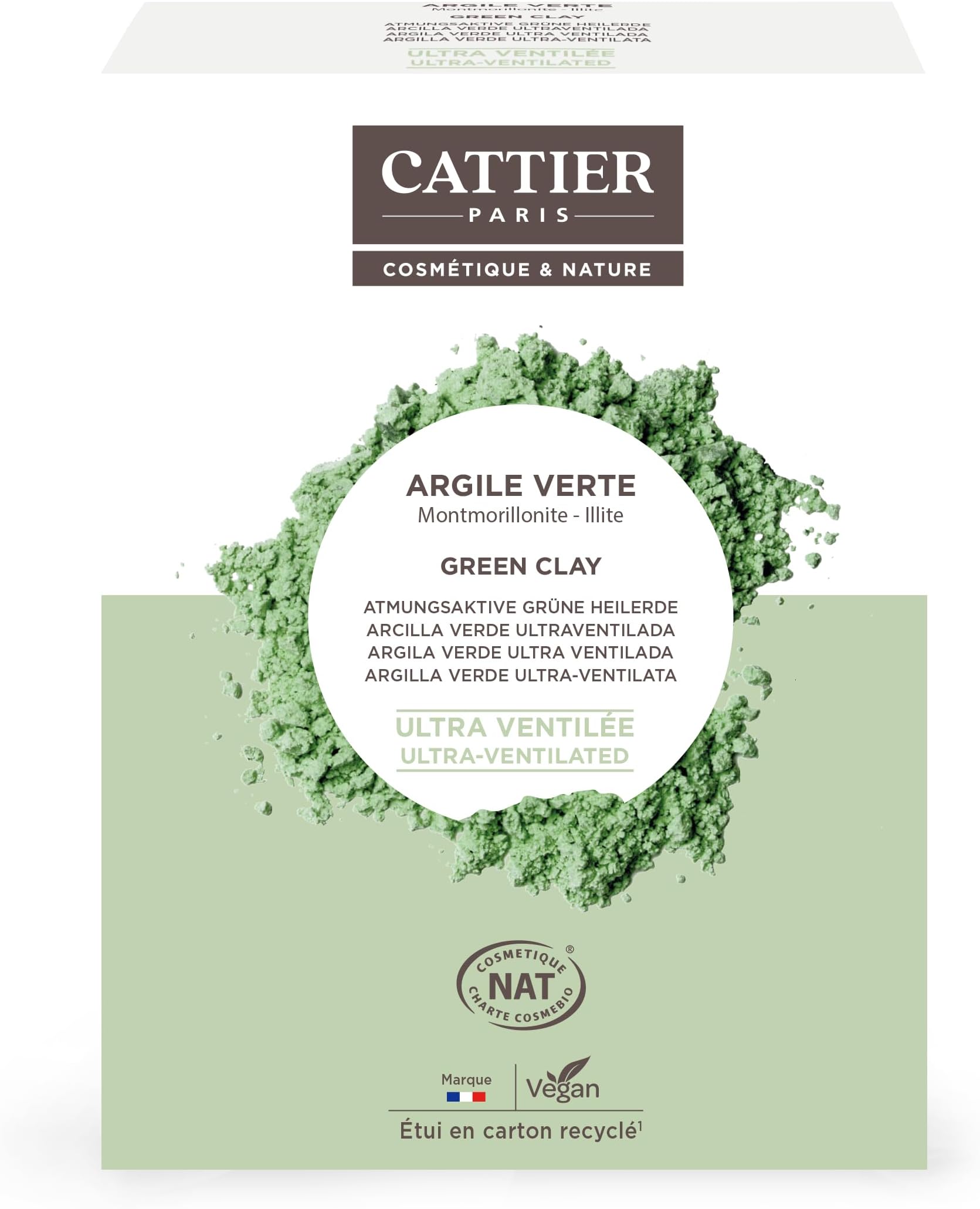 Cattier Ultra-Ventilated Green Clay 250g